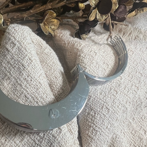 All Saints Silver Cuff Bracelet - Picture 7 of 10
